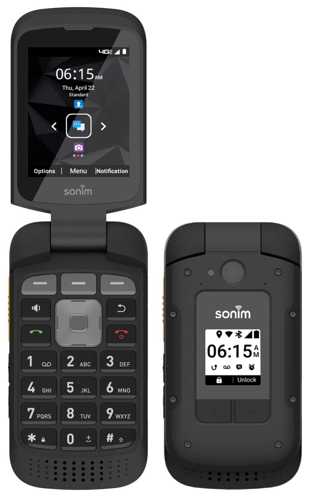 Sonim XP3 PLUS XP3900 VERIZON UNLOCKED 4G GSM 16GB Android Rugged Flip