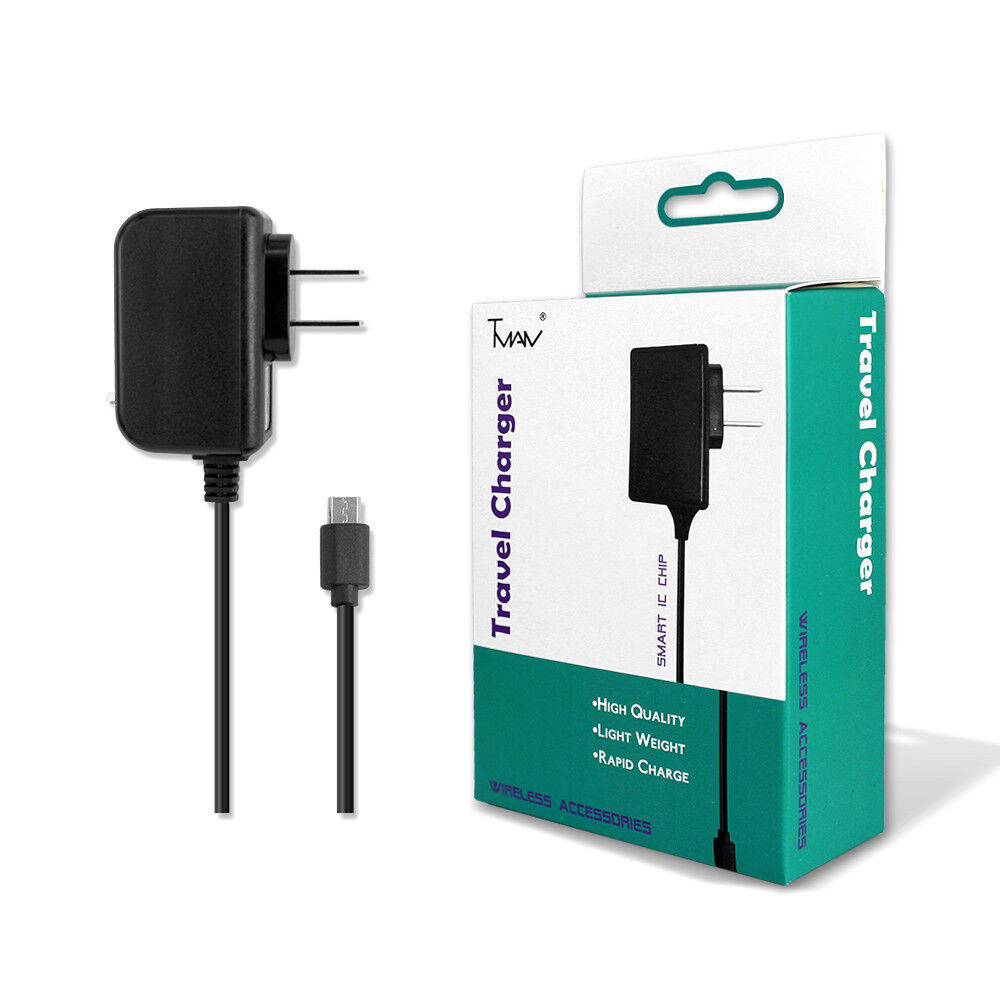 Wall AC Charger For Verizon LG Exalt LTE VN220 / TMobile LG Optimus F6 D500 – Micro USB, 3ft