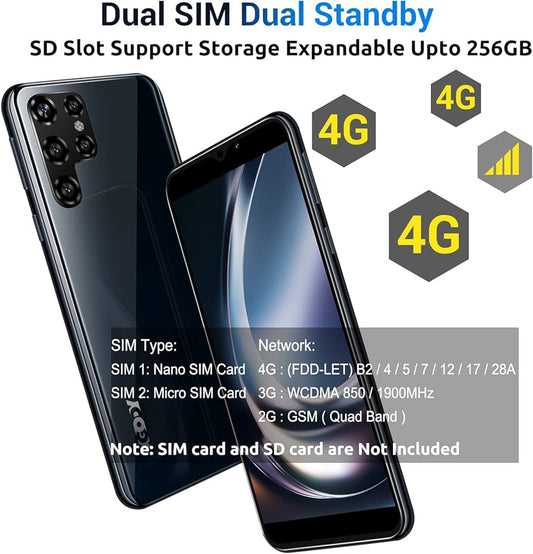 XGODY X60 2025 Factory Unlocked Android Smartphone - 16GB Dual SIM - Quad Core