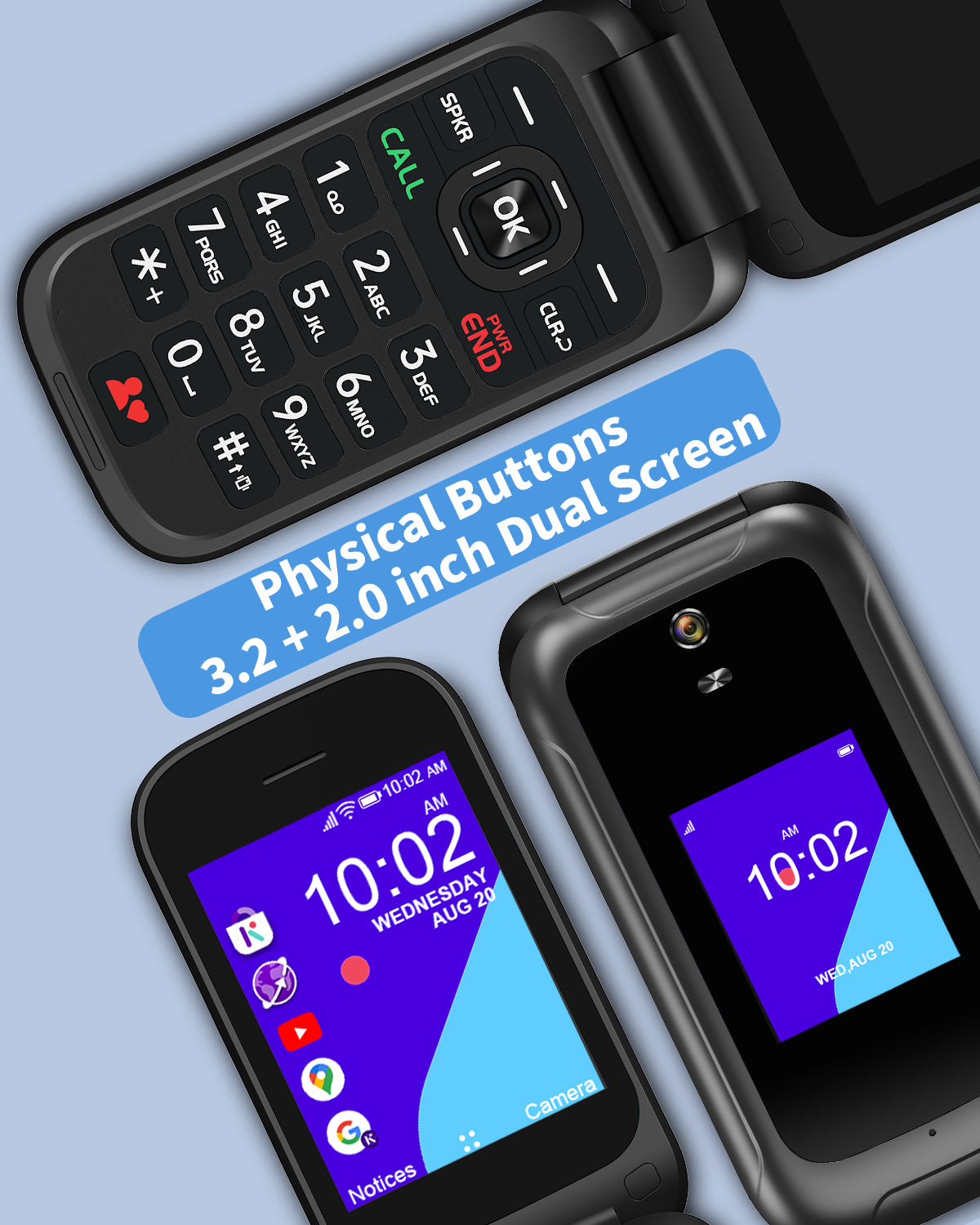 ClearCall Flip senior flip phone