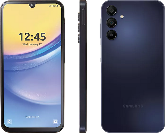 Samsung Galaxy A15 5G 128GB Factory Unlocked 6.5'' Black Smartphone Cell Phone - Beast Communications LLC
