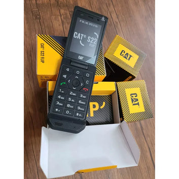 CAT S22 Flip 4G GSM Android Smartphone (16GB, Black) for T-Mobile