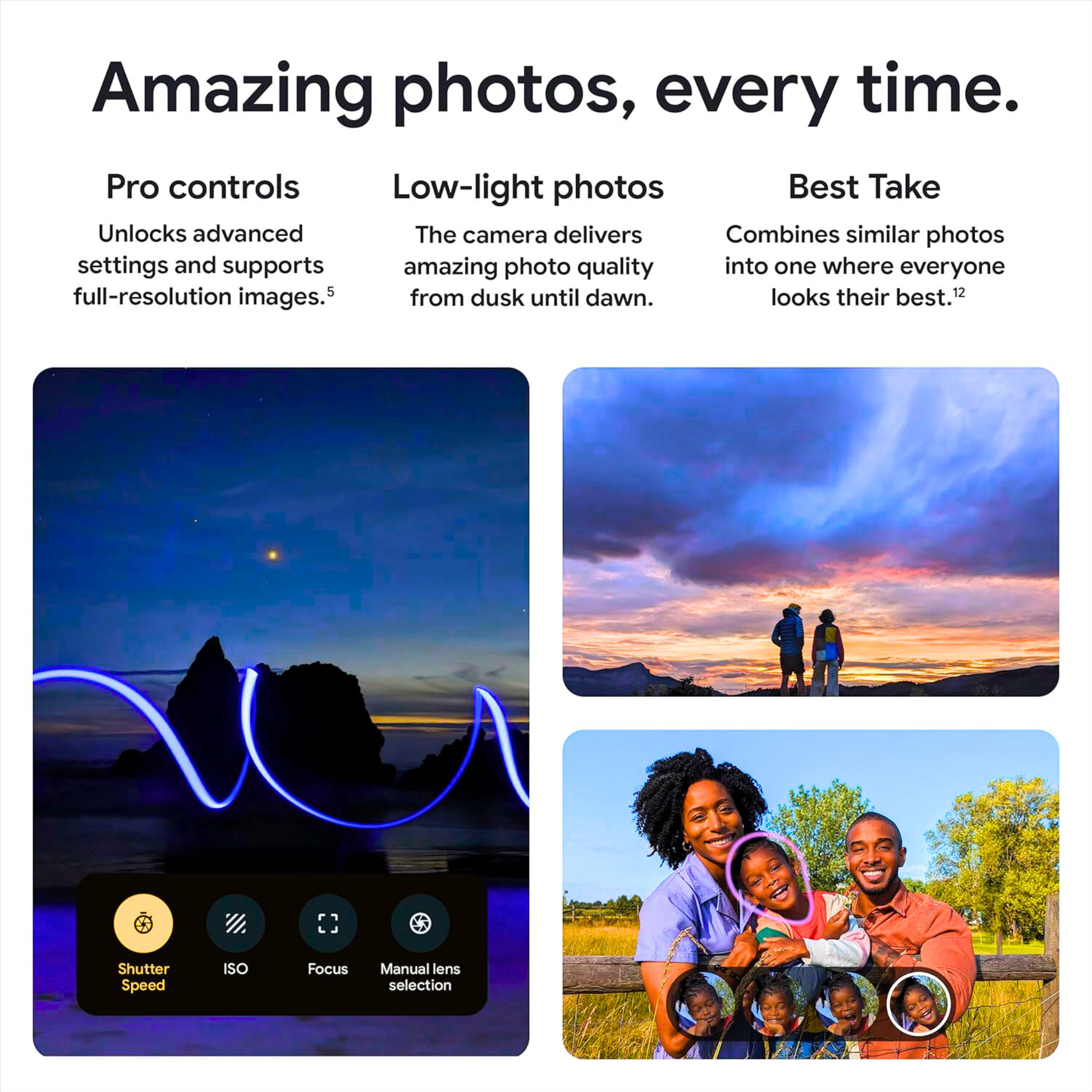 Google Pixel 8 Pro vs Pixel 8 display camera memory and battery specs comparison chart