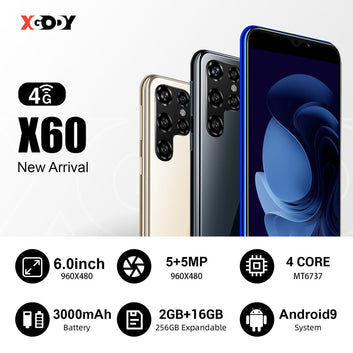 XGODY X60 2024 NEW Factory Unlocked Android Smartphone - 4G LTE - 2 SIM
