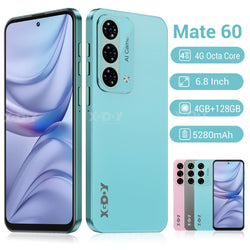 XGODY MATE60 NEW 6.8" UNLOCKED CELLPHONE ANDROID CHEAP SMARTPHONE OCTA CORE T-MOBILE 4+128GB