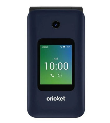 Debut Flip U102AC 4G LTE Flip Phone – Cricket Prepaid, Blue (4GB)