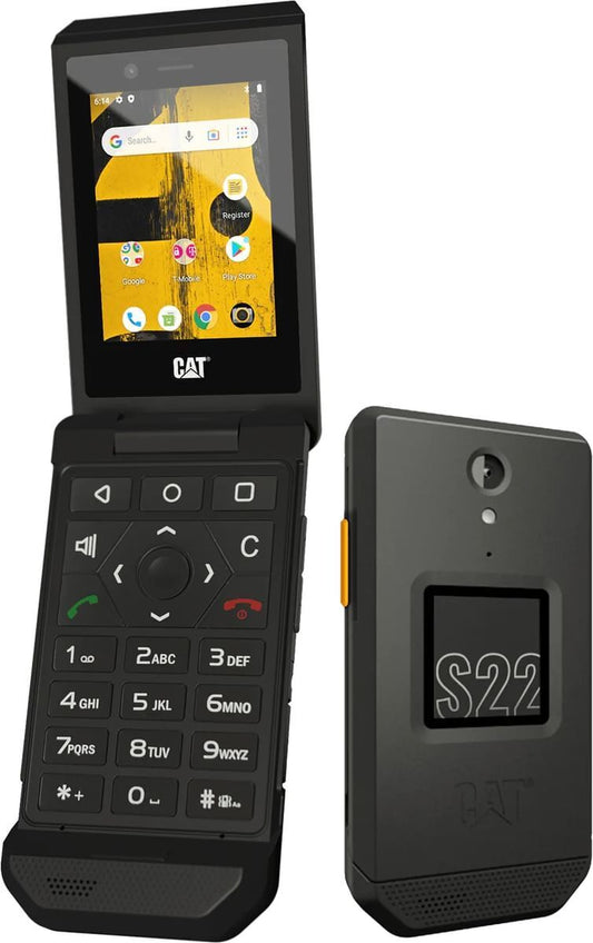 CAT S22 AT&T Unlocked Rugged Touch Screen - 16GB Android Flip Phone - 4G LTE