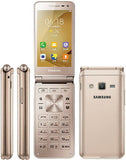 Unlocked Samsung Galaxy Folder 2 SM-G1650 dual-SIM Android Flip Phone 4G LTE