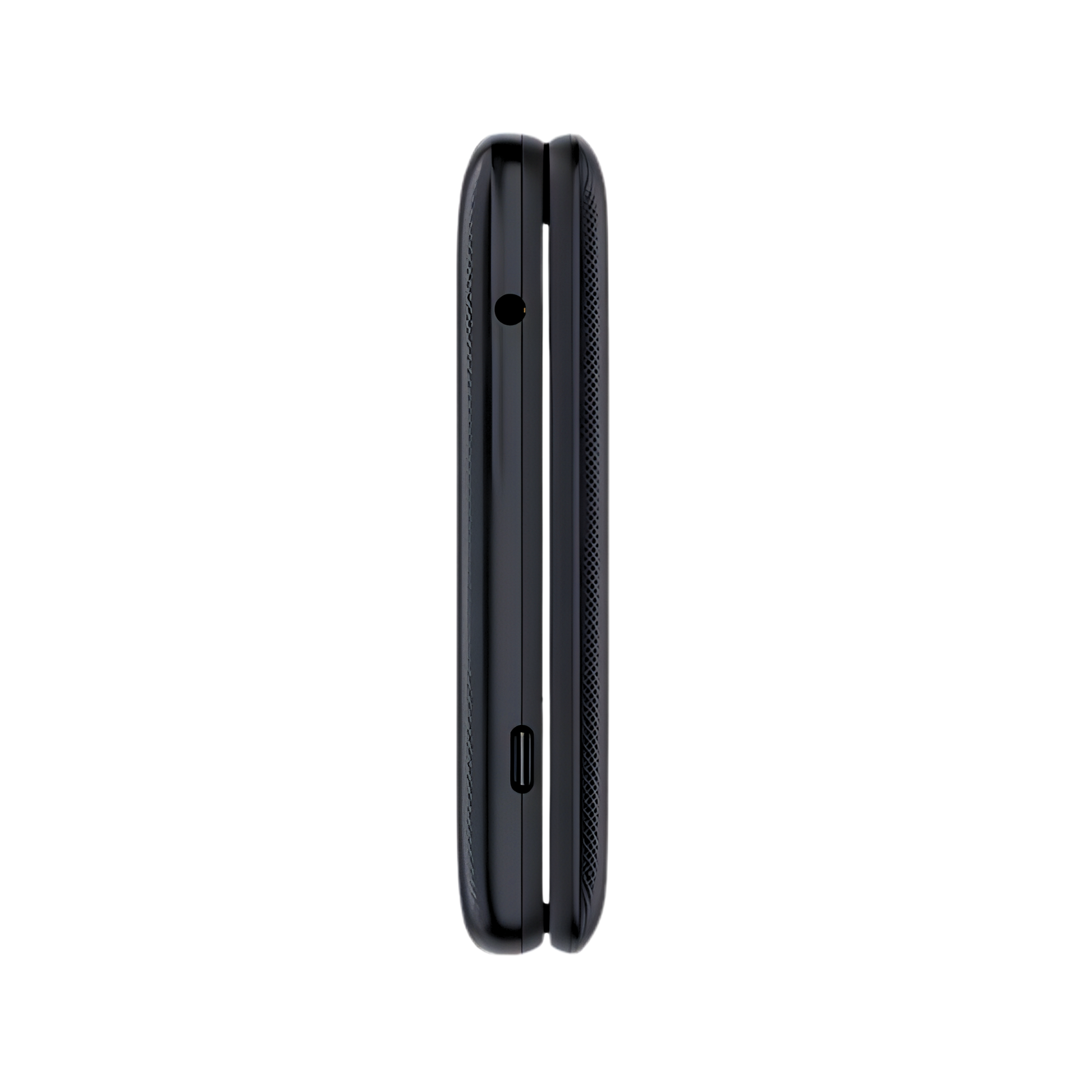 TCL Flip Pro side view showing USB-C charging port and 3.5mm headphone jack