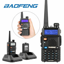 Baofeng UV-5R Two way Radio 5W VHF UHF FM Transceiver Ham Walkie Talkie