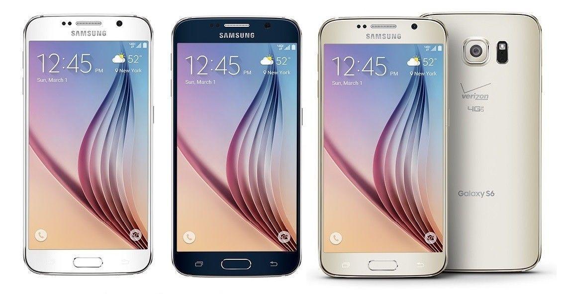 4G LTE Samsung Galaxy S6 G920V 64GB Verizon Smartphone Page Plus Strai
