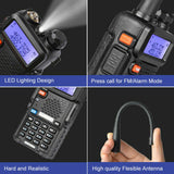 Baofeng UV-5R Two way Radio 5W VHF UHF FM Transceiver Ham Walkie Talkie