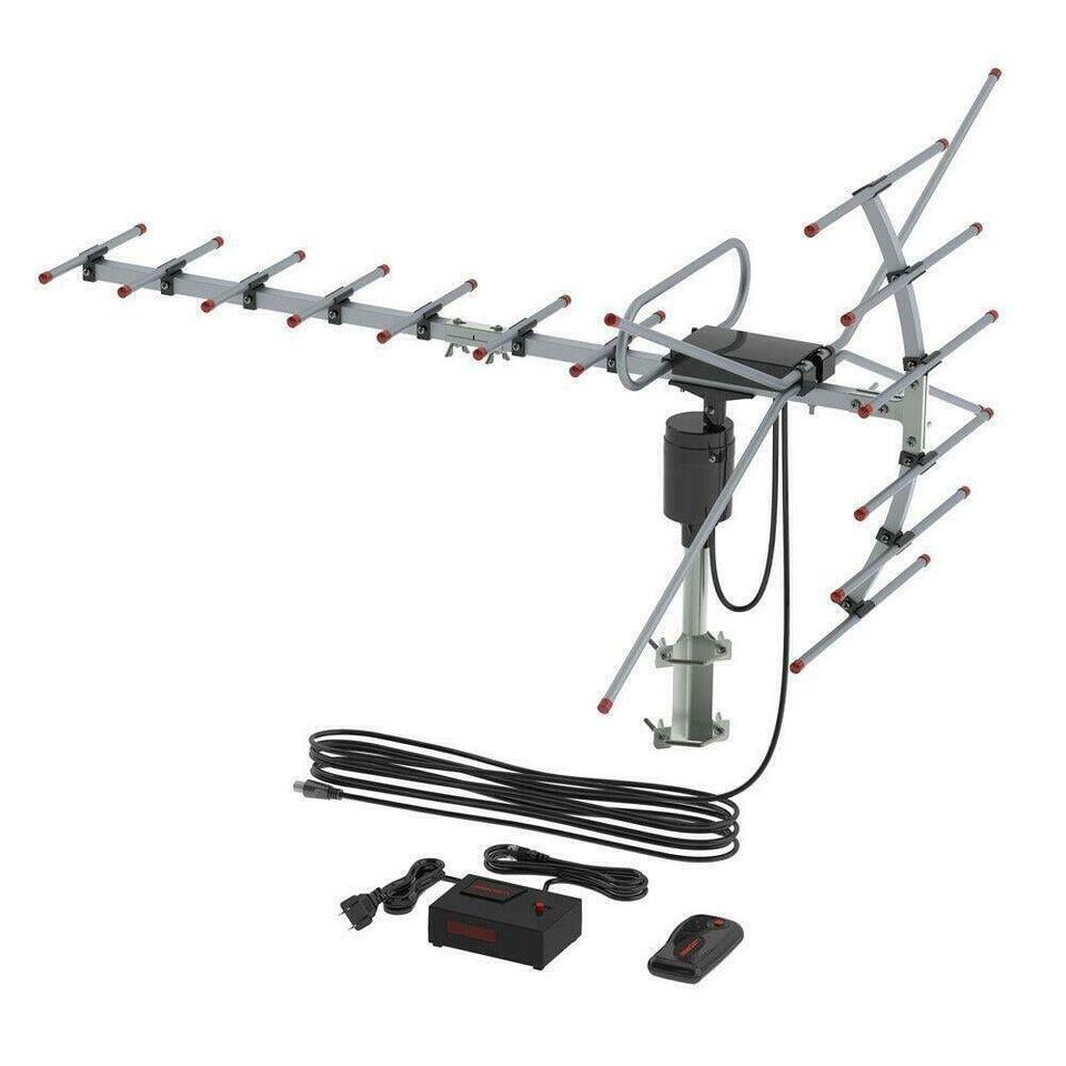 990 Miles HD 1080P Outdoor Amplified HDTV Digital TV Antenna Long Range VHF UHF - Beast Communications LLC