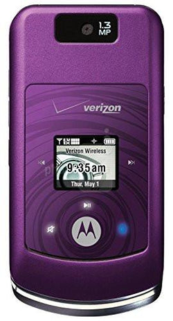 Verizon (CDMA) - Motorola MOTO W755 CDMA 3G Camera Cell Phone - Purple & Black - Beast Communications LLC