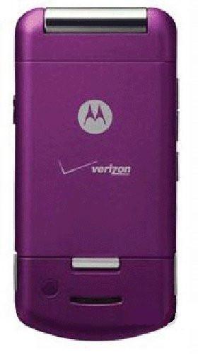 Verizon (CDMA) - Motorola MOTO W755 CDMA 3G Camera Cell Phone - Purple & Black - Beast Communications LLC