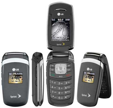 LG LX160 Sprint Bluetooth Speakerphone Silver Gray Basic Flip Good - Beast Communications LLC