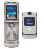 Motorola MotoRazr V3 AT&T Cell Phone Flip Camera Silver - Beast Communications LLC