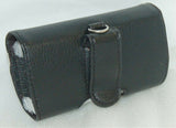 NEW Universal 3x2x1" Fit BLACK LEATHER Magnetic Cell Phone Pouch Case holster