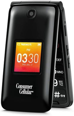 Alcatel Go Flip 4044L Consumer Cellular Unlocked 4G VoLTE GSM Camera Flip Phone