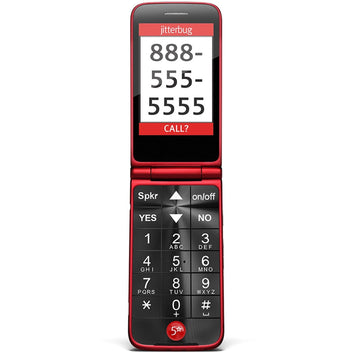 New Jitterbug Flip Easy-to-Use Cell Phone for Seniors GreatCall