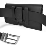 Black Case Belt Pouch Holster with Clip/Loop for Verizon LG Exalt LTE VN220