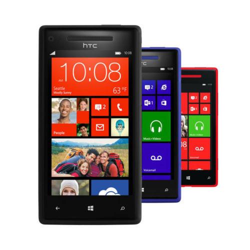 HTC 6990 Windows Phone 8X Verizon Wireless 16GB WiFi Blue Black Red ReSmartphone