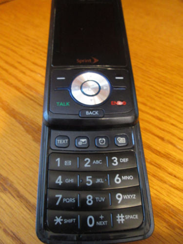 LG LX290  Sprint Camera Bluetooth Speakerphone Slider Black Very Good