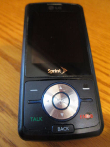 LG LX290  Sprint Camera Bluetooth Speakerphone Slider Black Very Good - Beast Communications LLC