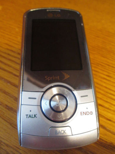 LG LX370  Sprint  2.0 Camera GPS Bluetooth Speakerphone Slider Silver Good - Beast Communications LLC