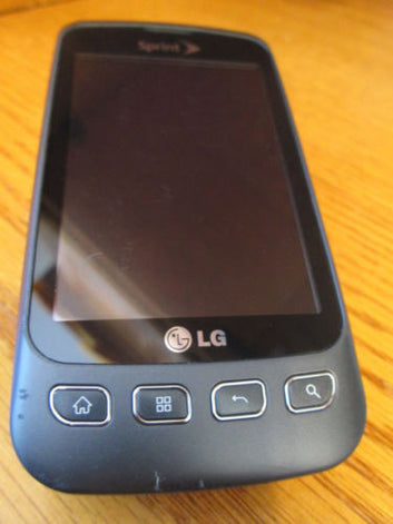 LG LS670 Optimus S Sprint  Camera Bluetooth Touch WiFi Gray Near Mint